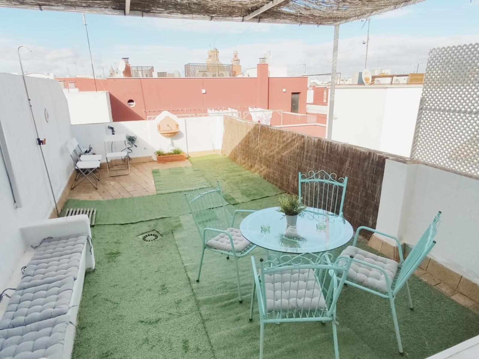 Homeyseville-Duplex Con Terraza Santa Cruz 5 Pax, Parking Optional Room photo